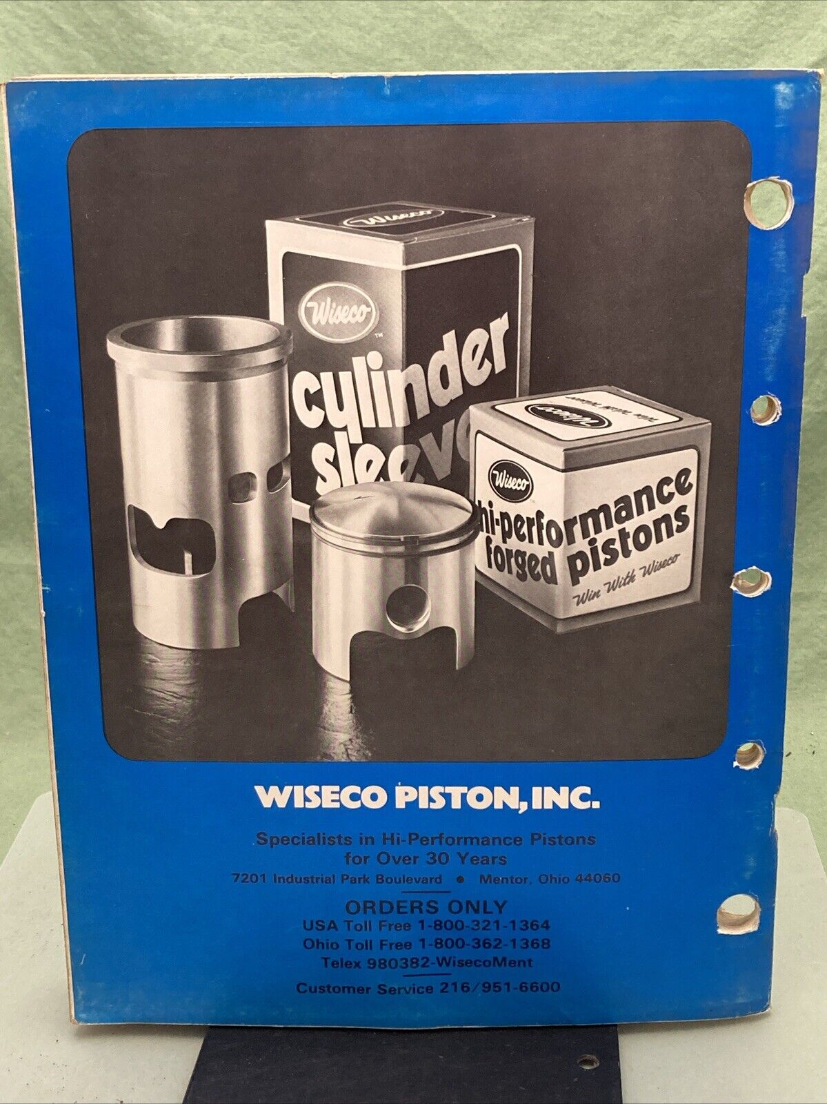 WISECO HI-PERFORMANCE PISTONS AND ACCESSORIES NO. S-16