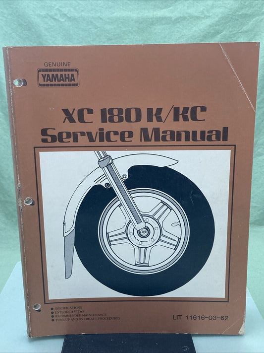 YAMAHA LIT-11616-03-62 XC 180K/KC SERVICE MANUAL