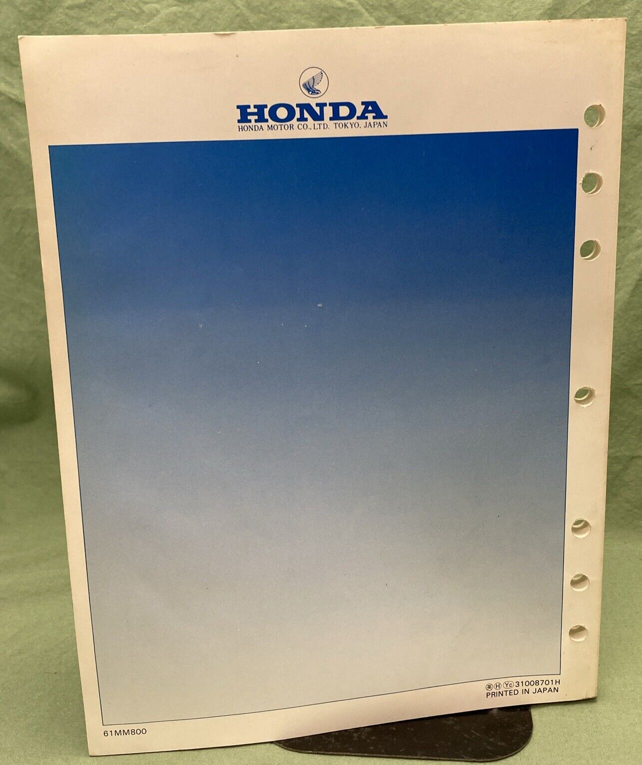 HONDA 61MM800 VT1000C SHADOW SERVICE MANUAL 1987