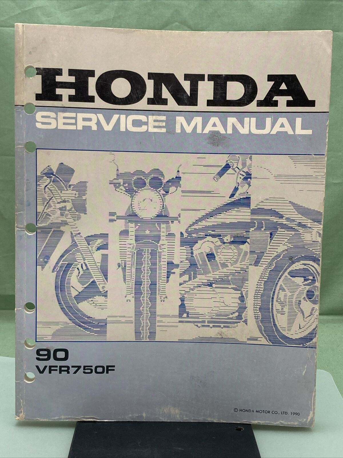 GENUINE HONDA 61MT400 VFR750F SERVICE MANUAL '90