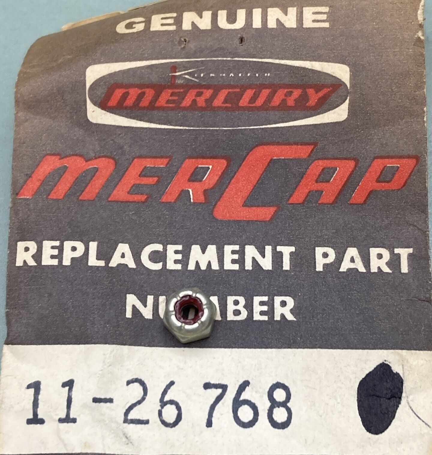 NEW GENUINE MERCURY 11-26768 NUT DISTRO HSNG ROTOR OUTBOARD 115HP
