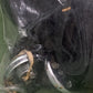 NEW IRON BRAID 6215 ISO CAPS W/ BLACK LEATHER FRINGE Only Fits KuryAkyn Grips