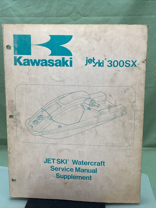 GENUINE KAWASAKI 99924-1070-51 WATERCRAFT SERVICE MANUAL SUPPLEMENT JETSKI 300SX