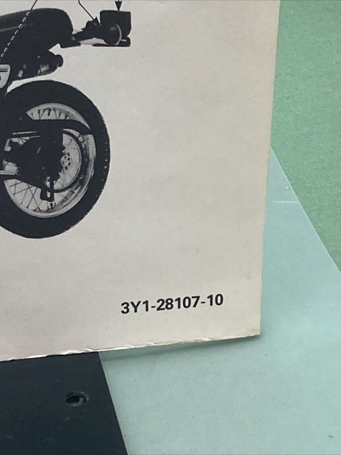 GENUINE YAMAHA LIT-11666-03-58 XT250K XT250KC SUP. ASSEMBLY MANUAL 3Y1-28107-10