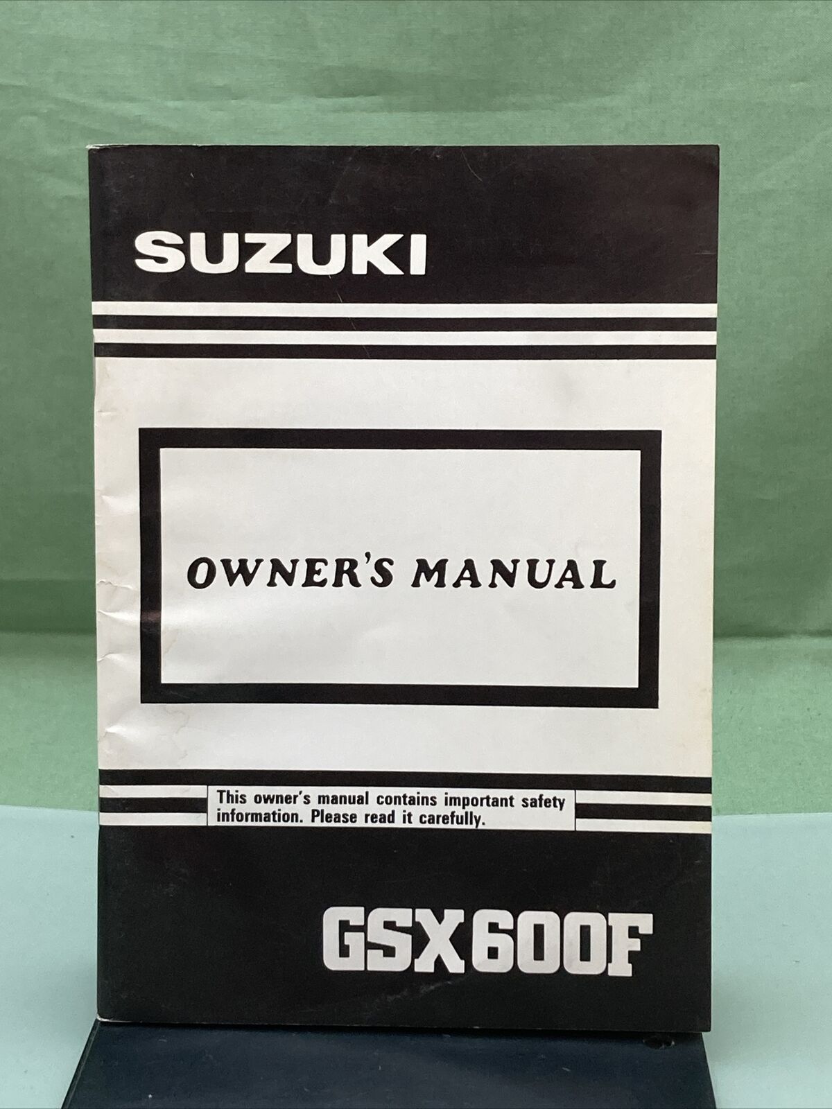 GENUINE SUZUKI 99011-19C54-03A GSX600F OWNER'S MANUAL