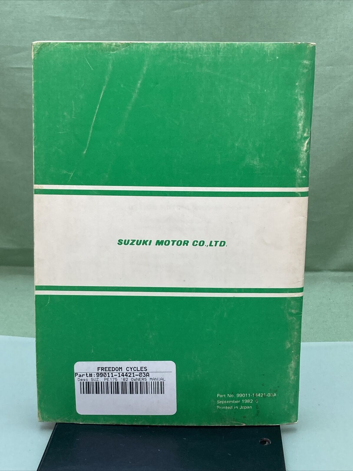 GENUINE SUZUKI 99011-14421-03A PE175 OWNER'S MANUAL '82