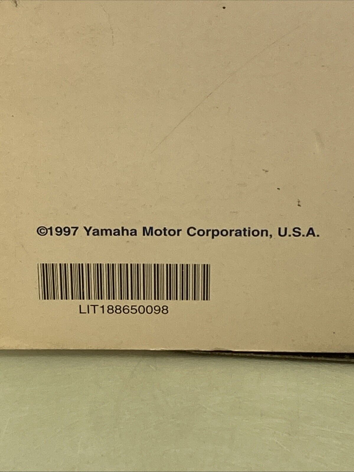 GENUINE YAMAHA LIT188650098 OUTBOARD RIGGING GUIDE 1998