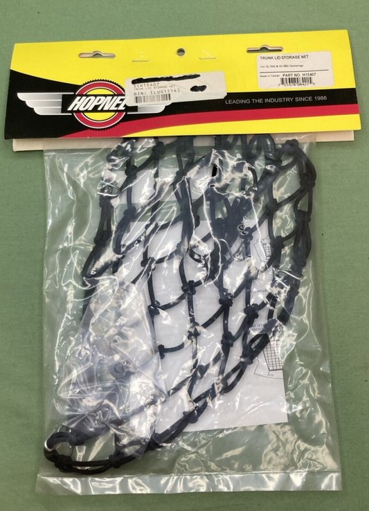 NEW Hopnel H15407 Cargo Net Trunk Lid CubbyNet Nylon  Black Honda