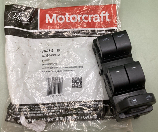 NEW GENUINE MOTORCRAFT SW-7312 WINDOW POWER CONTROL SWITCH FRONT LEFT DOOR