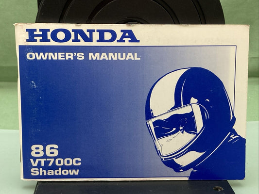 GENUINE HONDA 31MK7600 VT700C SHADOW OWNER'S MANUAL '86