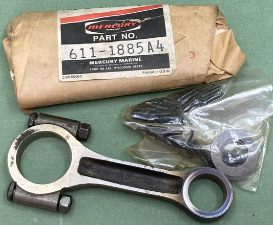 NEW GENUINE MERCURY QUICKSILVER 611-1885A4 CONNECTING ROD ASSEMBLY