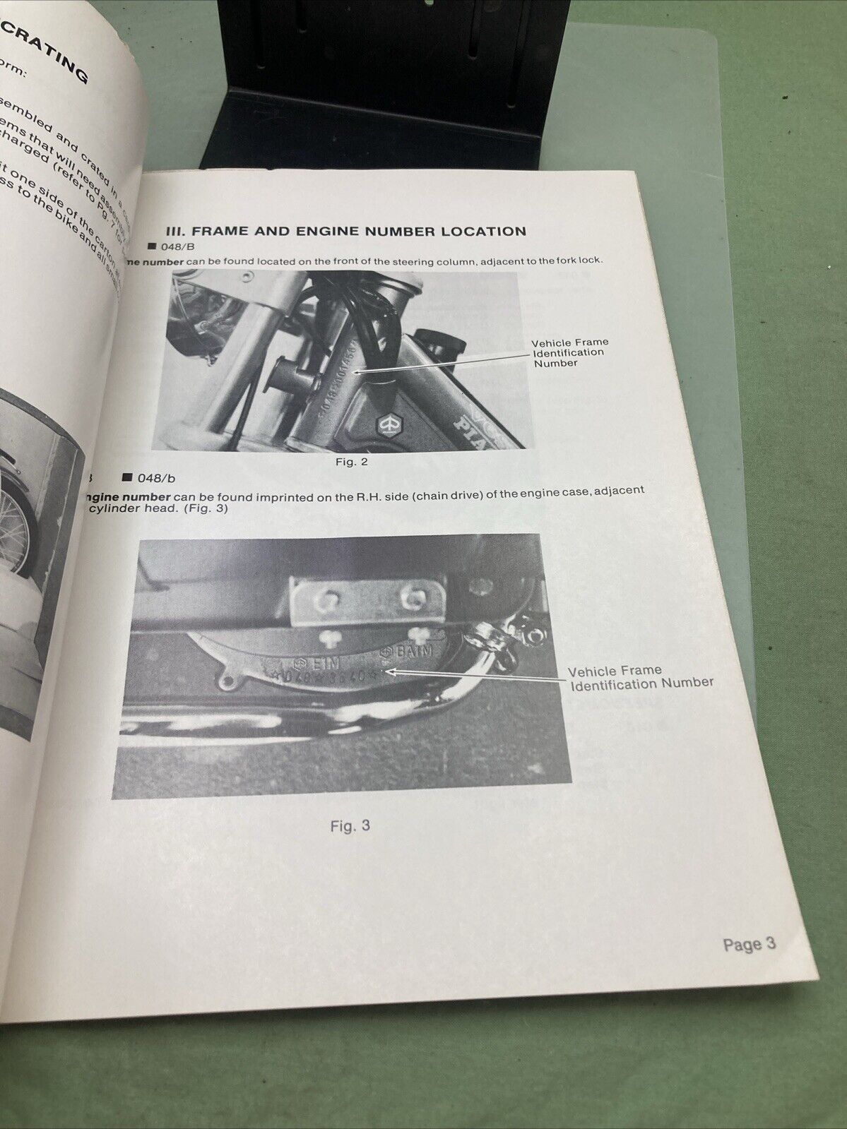 GENUINE VESPA GRANDE ASSEMBLY AND PREPARATION MANUAL