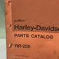 AMF HARLEY DAVIDSON 99429-75 RR250 PARTS CATALOG MANUAL 1974-1975