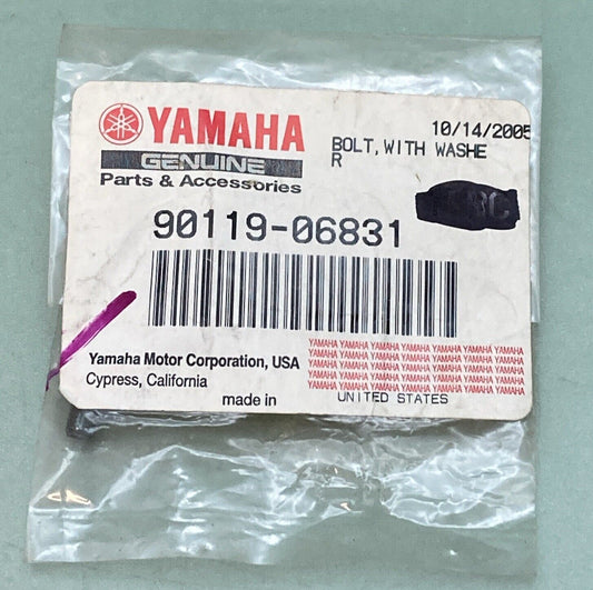 NEW GENUINE YAMAHA 90119-06831 FUEL TANK Bolt, with Washer