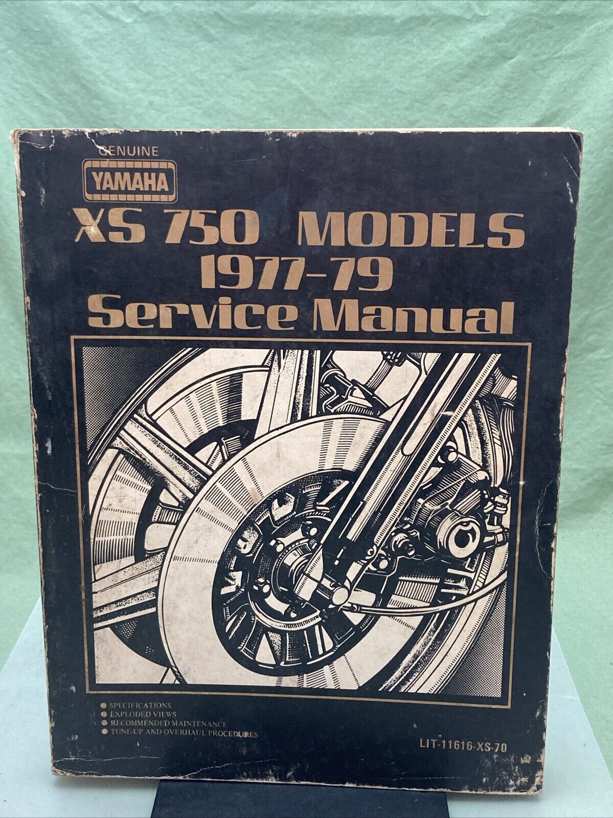 GENUINE YAMAHA LIT-11616-XS-70 XS 750 MODELS 1977-79 SERVICE MANUAL