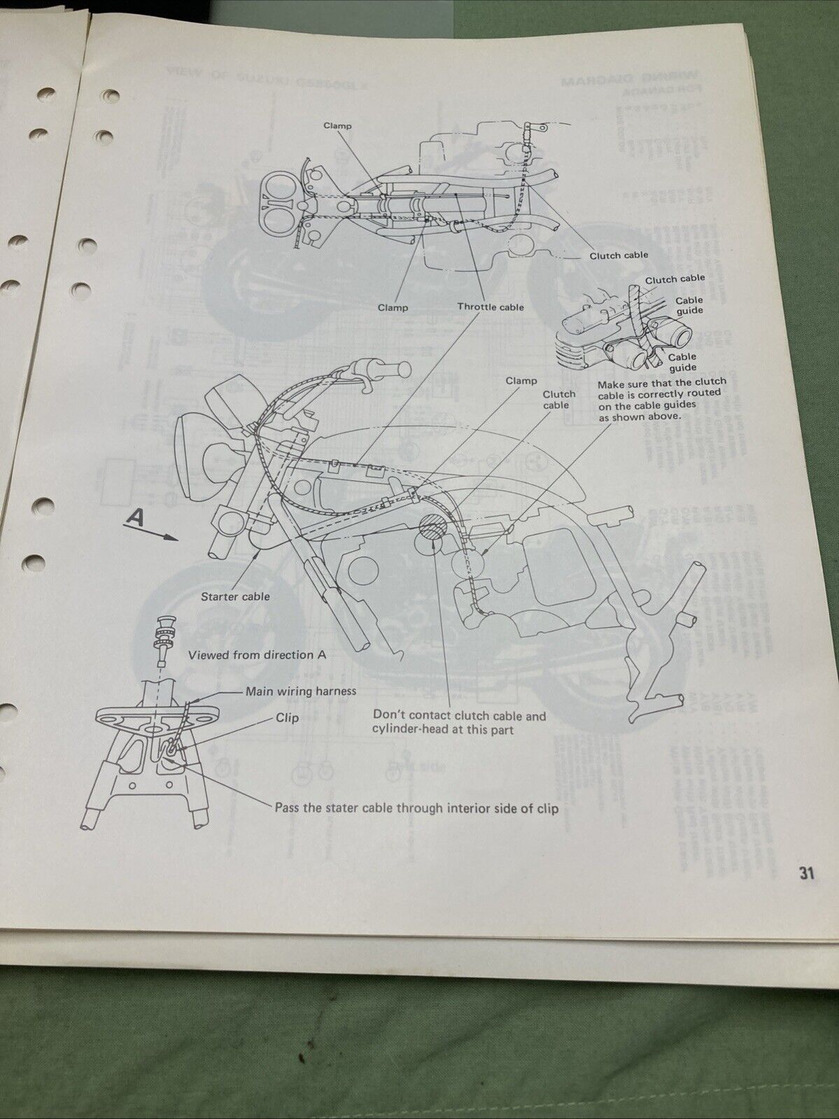 GENUINE SUZUKI 99000-85820-1E3 GS850G/GL SUPPLEMENTARY SERVICE MANUAL 1981