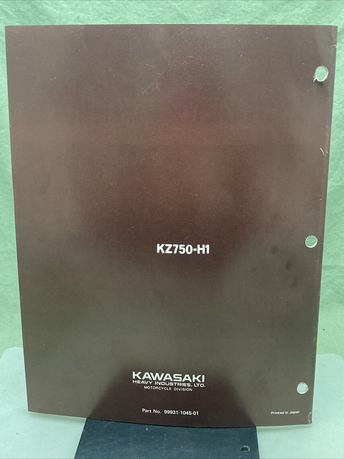 GENUINE KAWASAKI 99931-1045-01 KZ750 MOTORCYCLE ASSEMBLY AND PREP MANUAL 1980