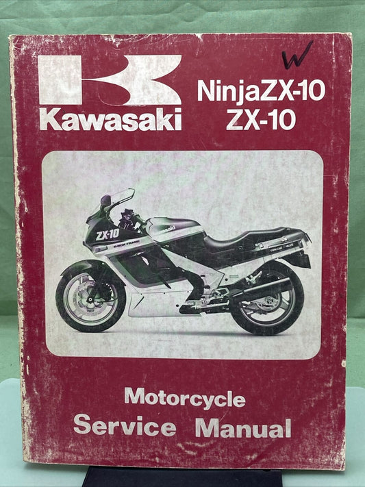 GENUINE KAWASAKI 99924-1098-01 NINJA ZX-10 SERVICE MANUAL