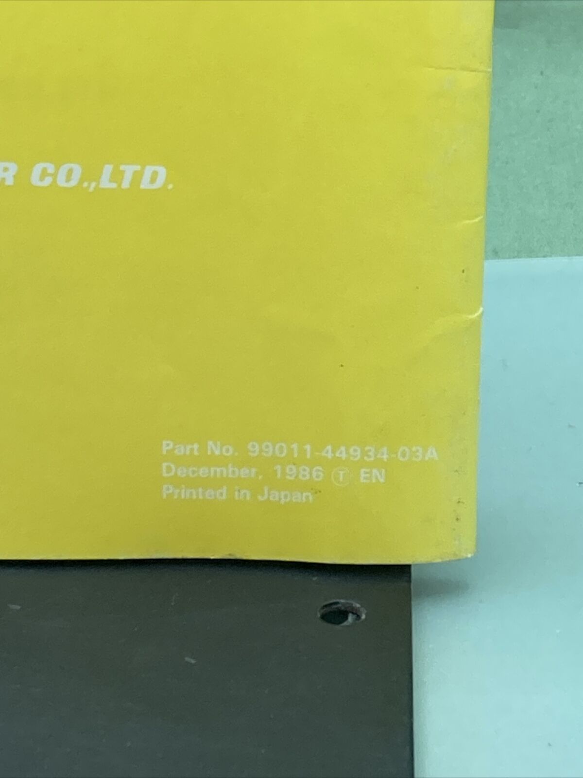 GENUINE SUZUKI 99011-44934-03A GS450L OWNER'S MANUAL