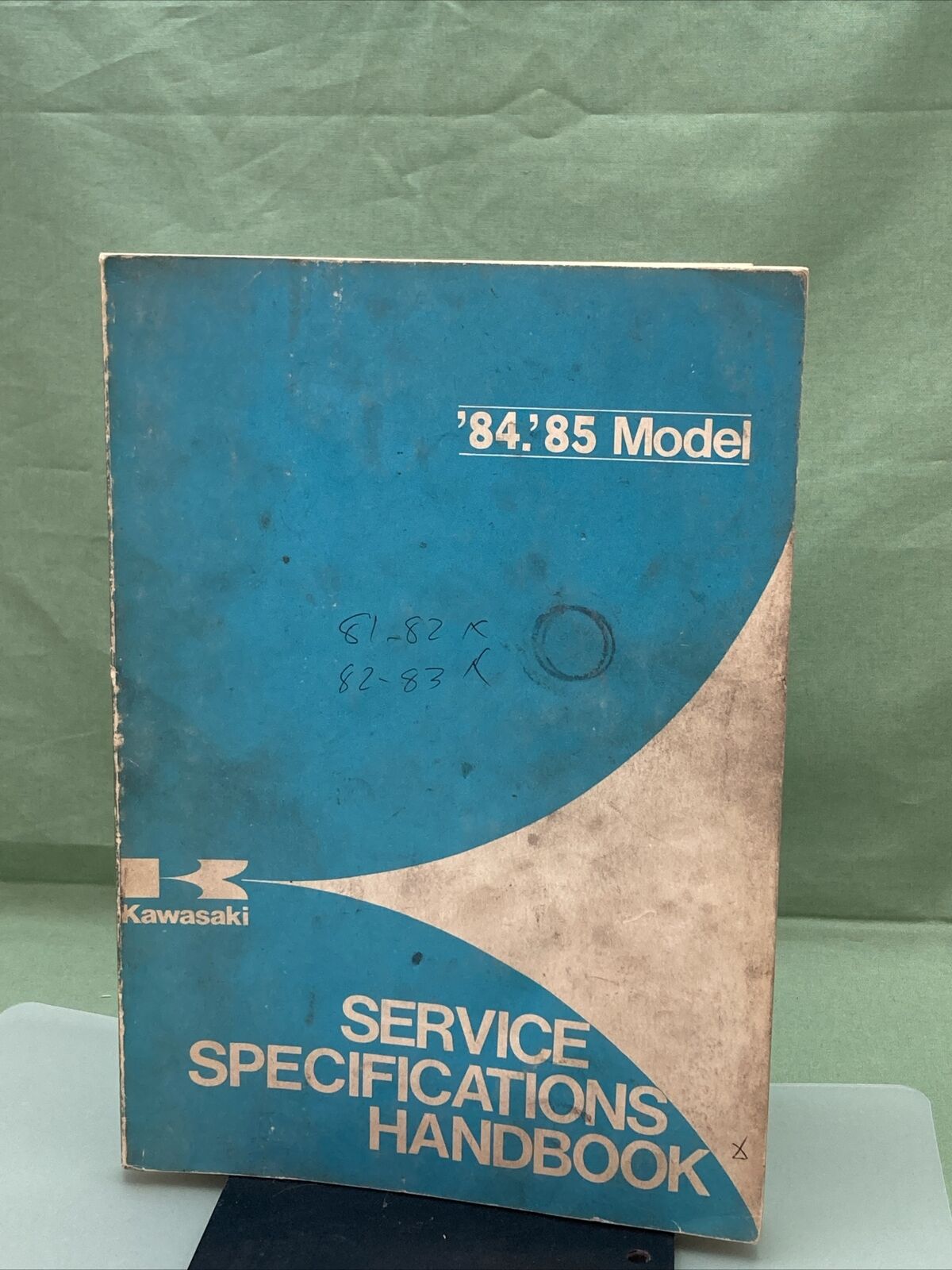 GENUINE KAWASAKI 99926-1009-01 SERVICE SPECIFICATIONS HANDBOOK '84 AND '85 MODEL