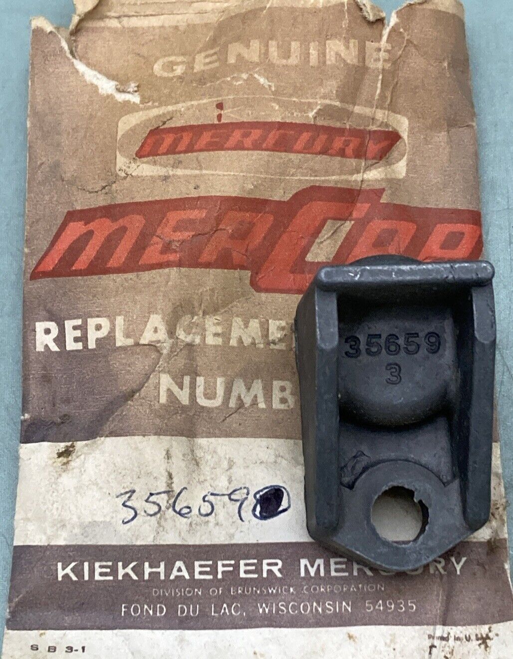 NEW GENUINE MERCURY QUICKSILVER 35659 BRACKET TOP CWL STRT ASM OUTBOARD 20 200HP