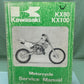 GENUINE KAWASAKI 99924-1144-04 SERVICE MANUAL KX80 KX100