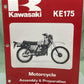 GENUINE KAWASAKI 99931-1052-01 KE175 MOTORCYCLE ASSEMBLY AND PREP MANUAL 1979