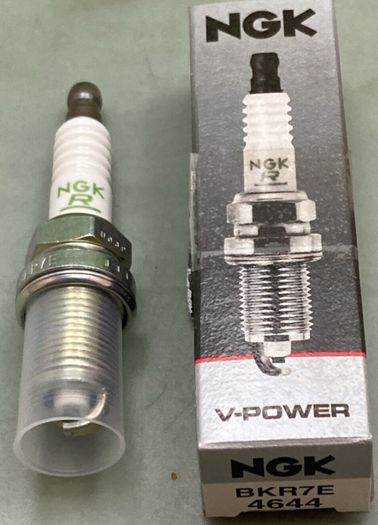 QTY 3 NEW GENUINE NGK 4644 BKR7E V-Power Spark Plug AUTO POWERSPORTS