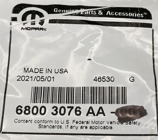 NEW GENUINE MOPAR 68003076AA Trans Plate Interface O-Ring 2007-2010