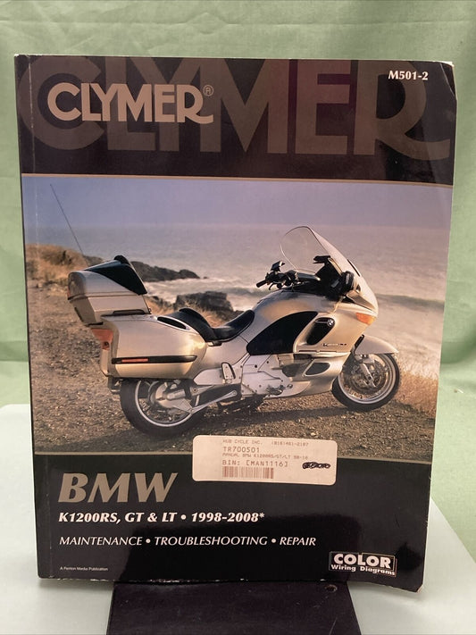 GENUINE CLYMER BMW K1200RS, GT, LT  SERVICE MANUAL '98-'08 M501-2