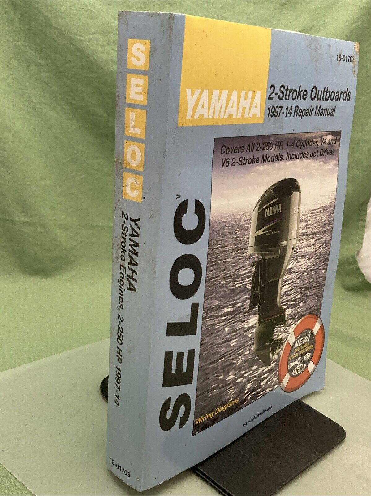 GENUINE SELOC 18-01703 YAMAHA 2-STROKE OUTBOARDS 2-250 HP 1997-2014 MANUAL