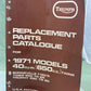 TRIUMPH 99-0932 REPLACEMENT PARTS CATALOGUE 1971 MODELS 40 CU.IN. 650CC TWINS