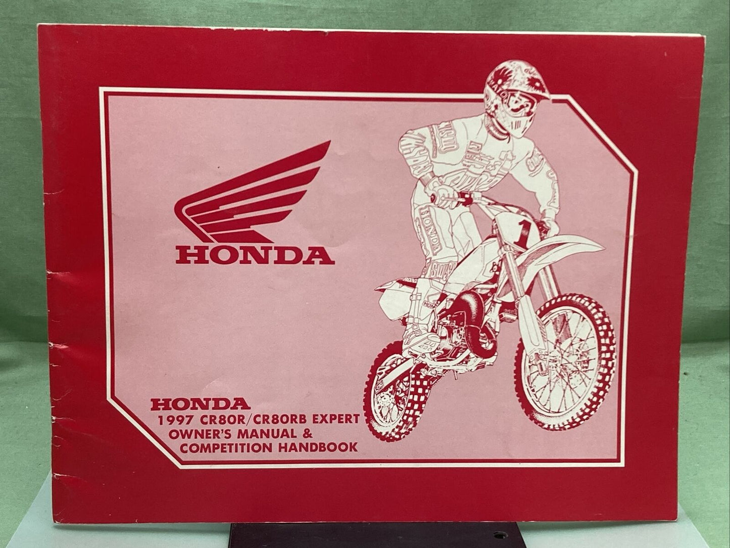 HONDA 31GBF640 CR80R/CR80RB EXPERT OWNER'S MANUAL & COMPETITION HANDBOOK '97