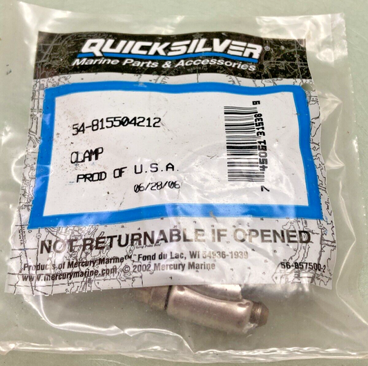 NEW GENUINE MERCURY QUICKSILVER 54-815504212 CLAMP