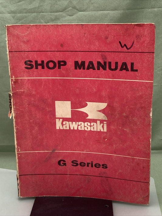 GENUINE KAWASAKI 99997-713 SHOP MANUAL G SERIES