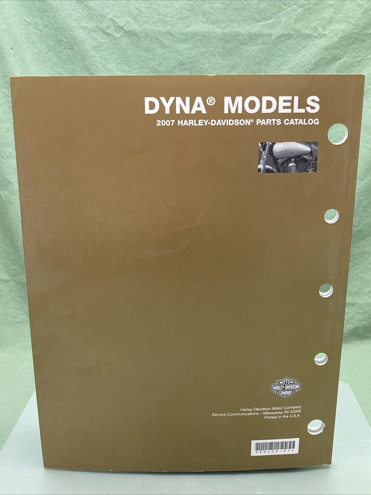 HARLEY DAVIDSON 99439-07 DYNA MODELS 2007 PARTS CATALOG