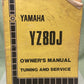 YAMAHA LIT-11626-03-18 YZ80J OWNER'S MANUAL TUNING AND SERVICE 5X2-28199-10