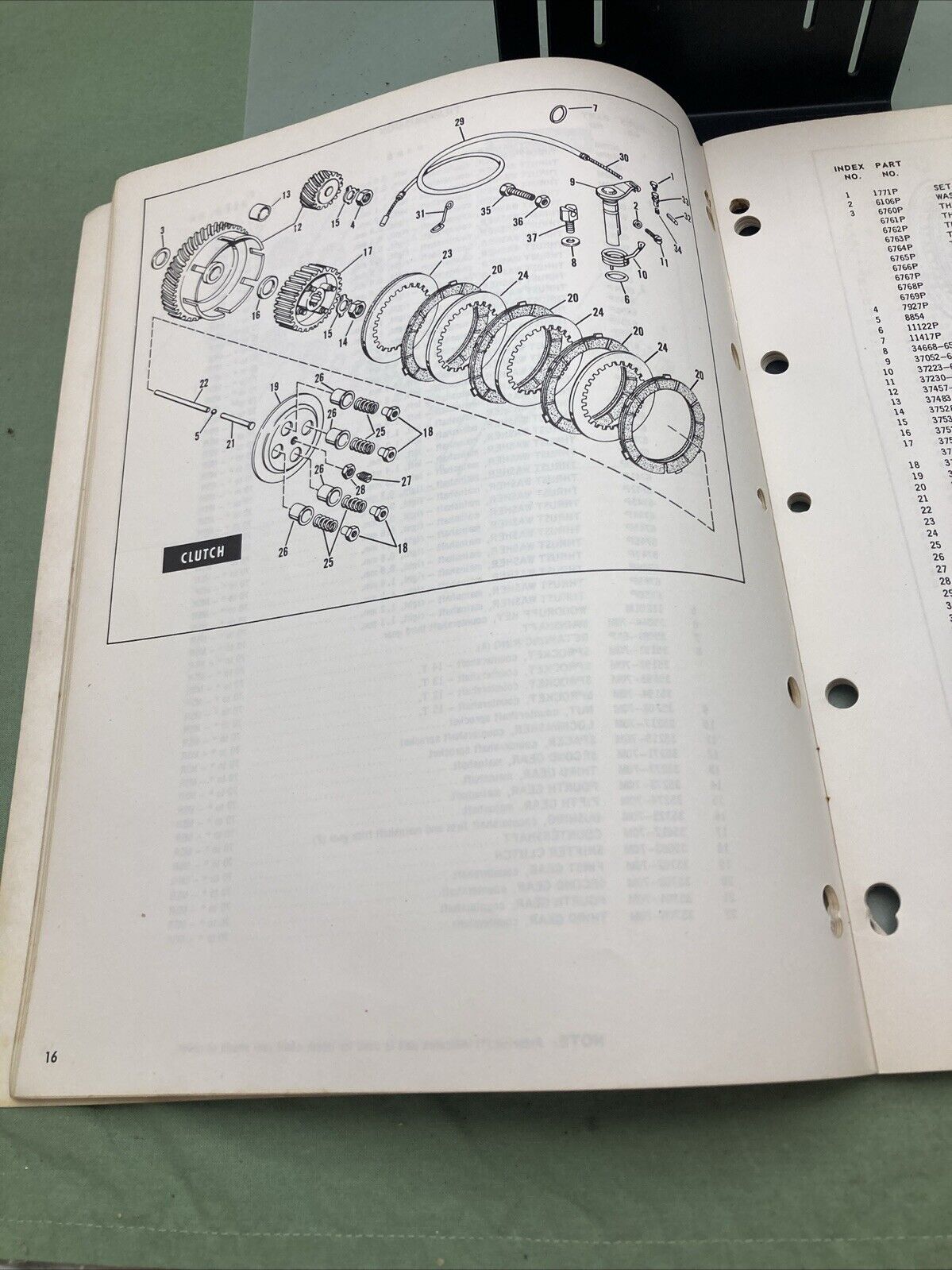 GENUINE HARLEY DAVIDSON AMF 99447-70R BAJA MSR-100 PARTS CATALOG 1970-1974