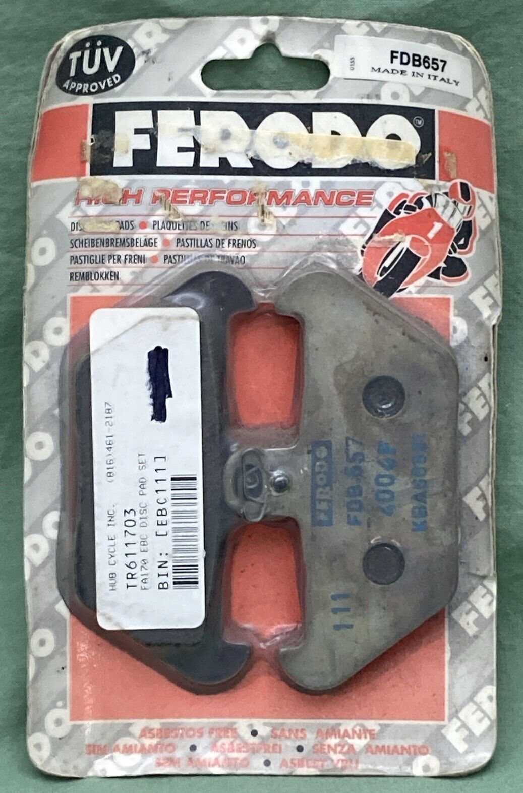 NEW FERODO FDB657 BMW BRAKE PADS