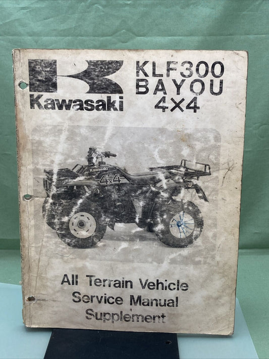 GENUINE KAWASAKI 99924-1117-51 SERVICE MANUAL KLF300 BAYOU 4X4