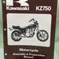 GENUINE KAWASAKI 99931-1045-01 KZ750 MOTORCYCLE ASSEMBLY AND PREP MANUAL 1980