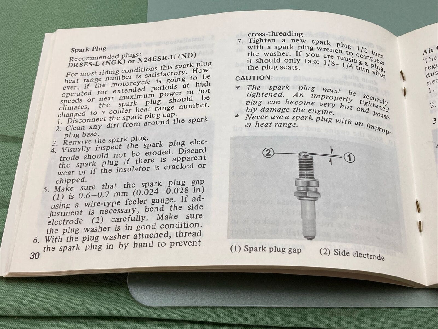 GENUINE HONDA 31446040 XR200 OWNER'S MANUAL '83