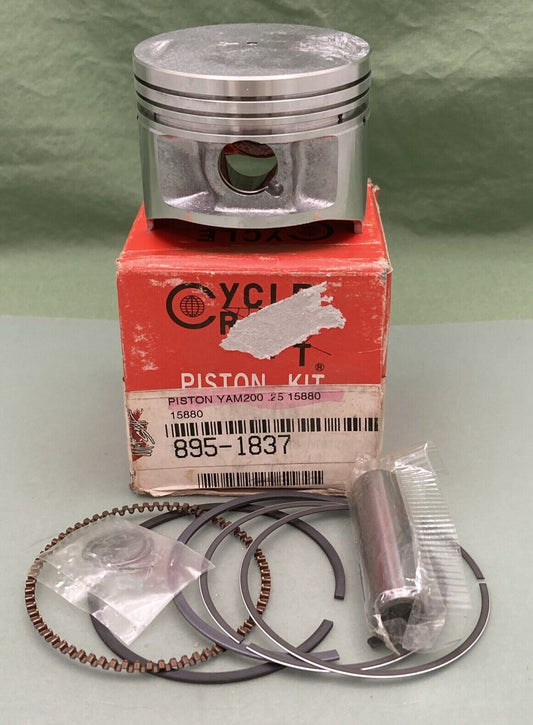 NEW GENUINE CYCLE CRAFT 15880 PISTON & RING SET YAMAHA 200 .25