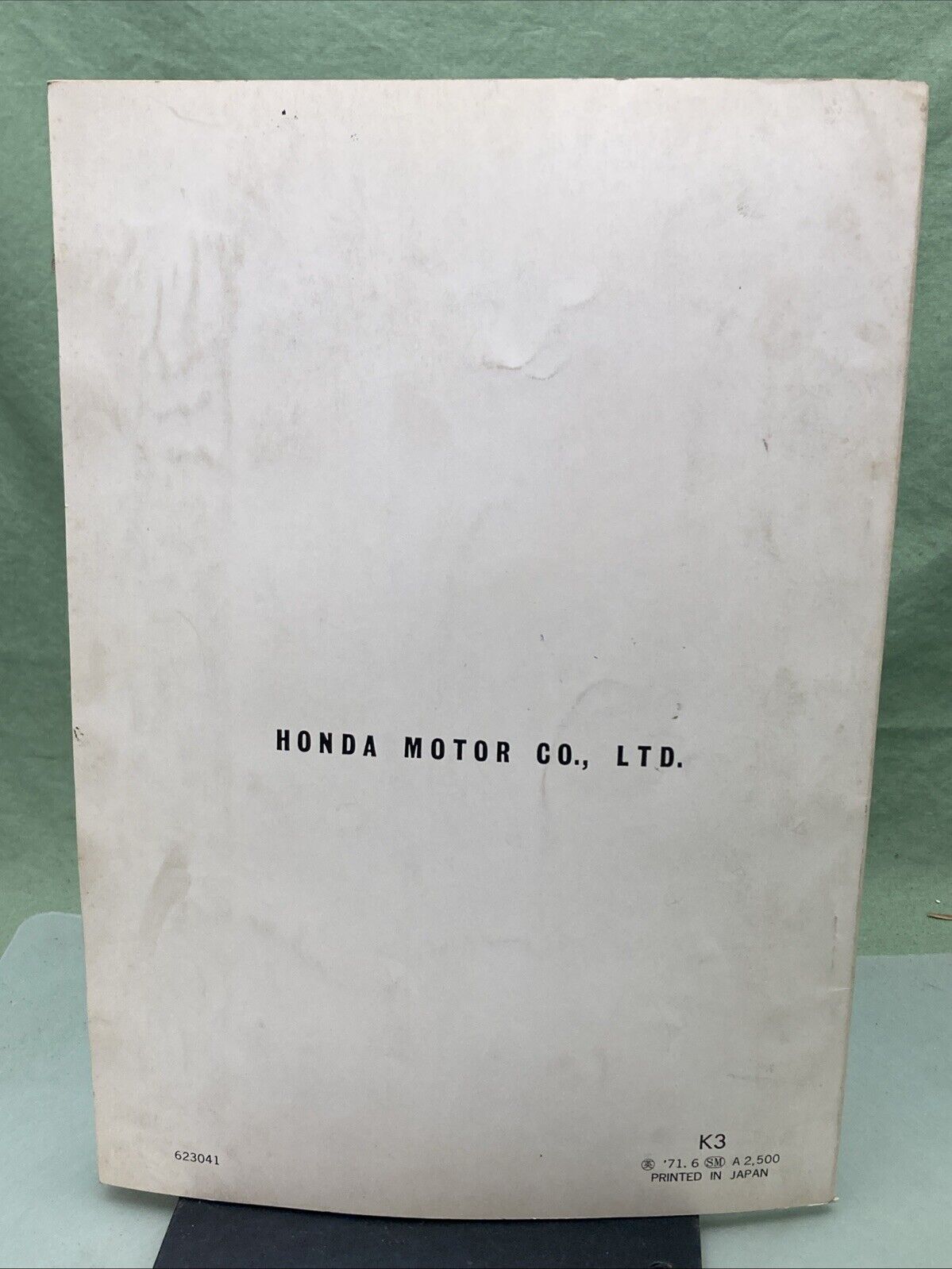 GENUINE HONDA 623041 CB/CL125/175 SHOP MANUAL SUPPLEMENT  1971