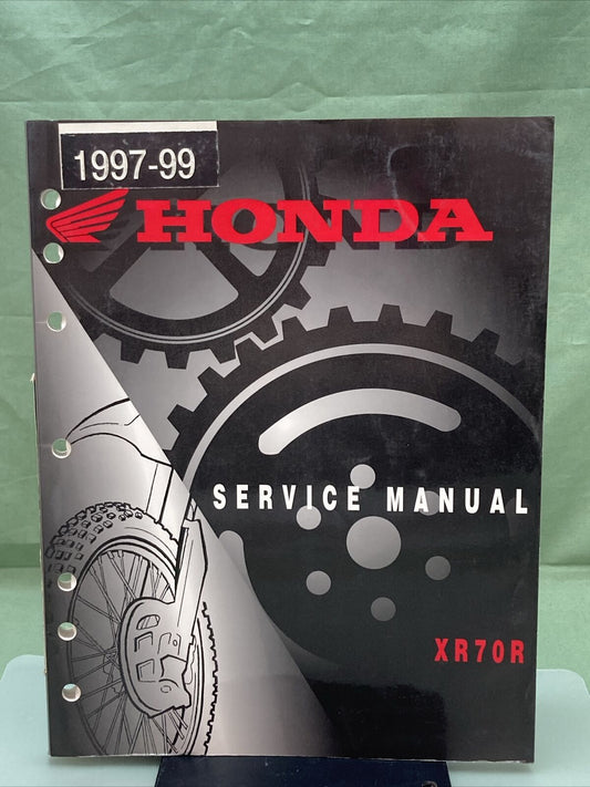 GENUINE HONDA 61GCF00 XR70R SERVICE MANUAL '97-'99