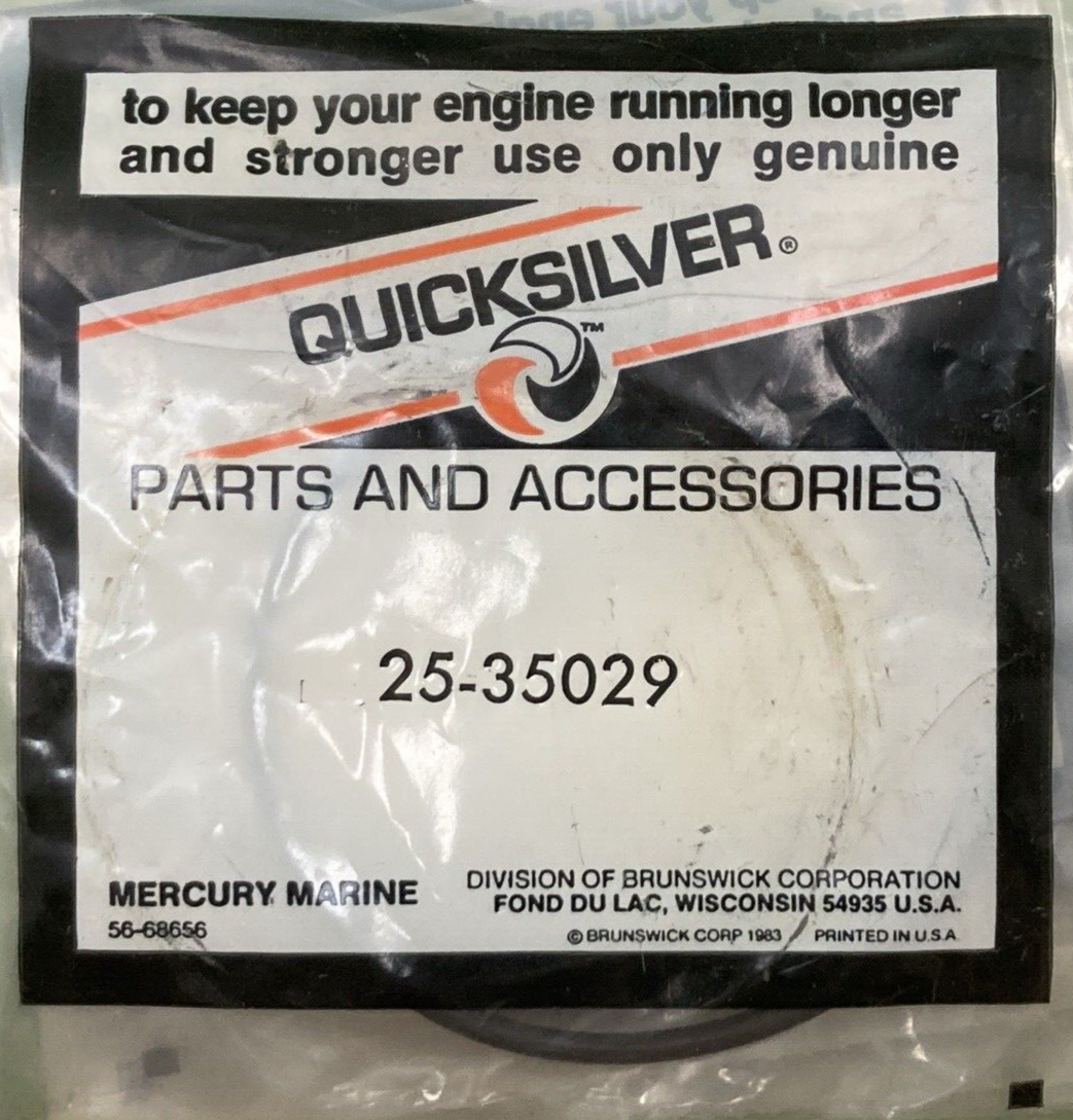 NEW GENUINE MERCURY QUICKSILVER 25-35029 O-RING 78.97 X 3.53 MM