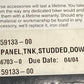 NEW IRON HORSE LEATHER CO 59133-00 DOW STUDDED TANK PANEL KAWASAKI