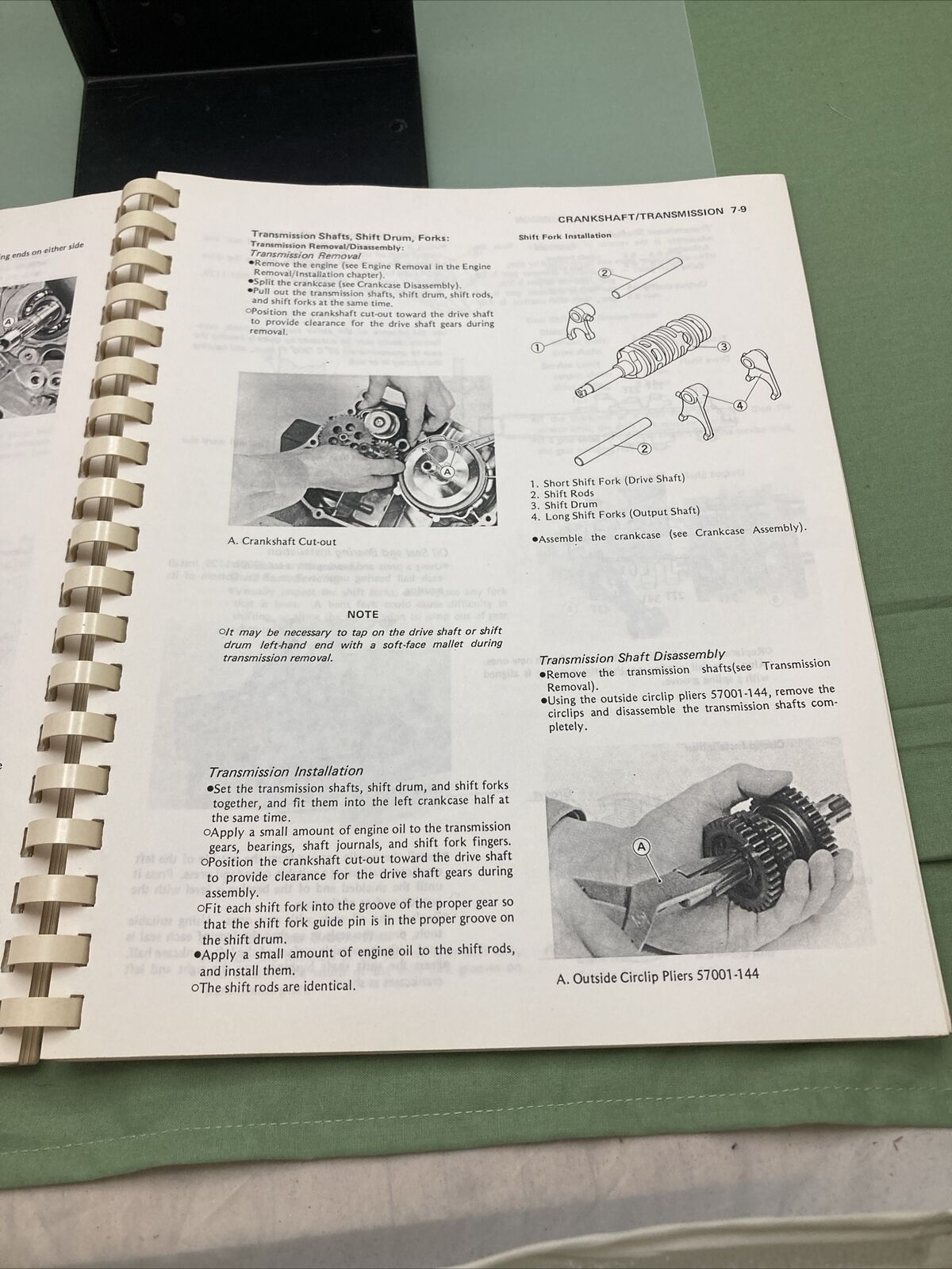 GENUINE KAWASAKI 99924-1086-01 MOJAVE 110/110E ALL TERRAIN VEH SERVICE MANUAL