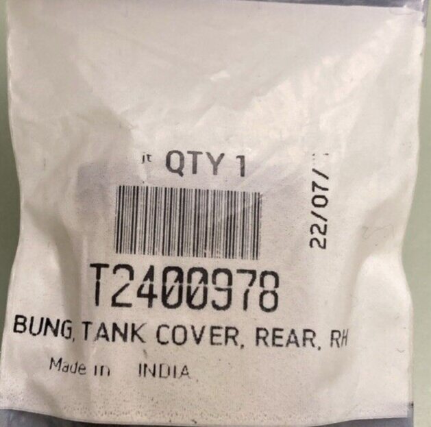 NEW GENUINE TRIUMPH T2400978 Bung, Tank Cover, Rear, Rh