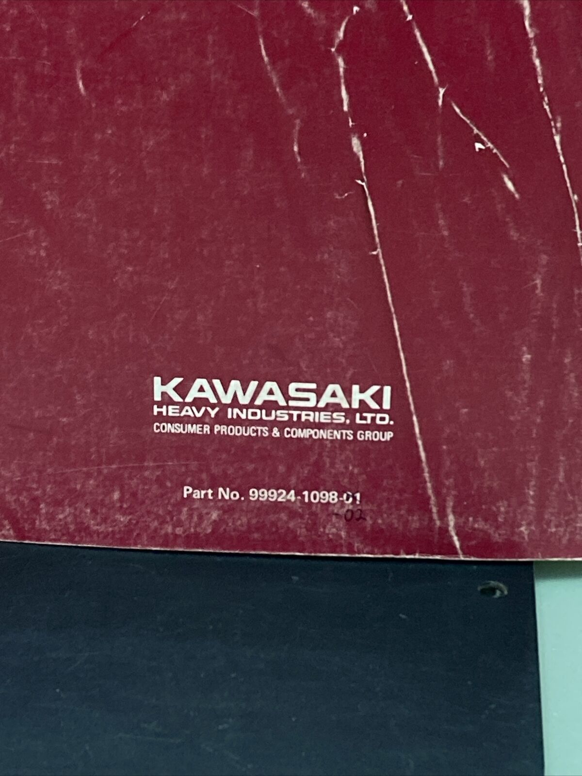 GENUINE KAWASAKI 99924-1098-01 NINJA ZX-10 SERVICE MANUAL